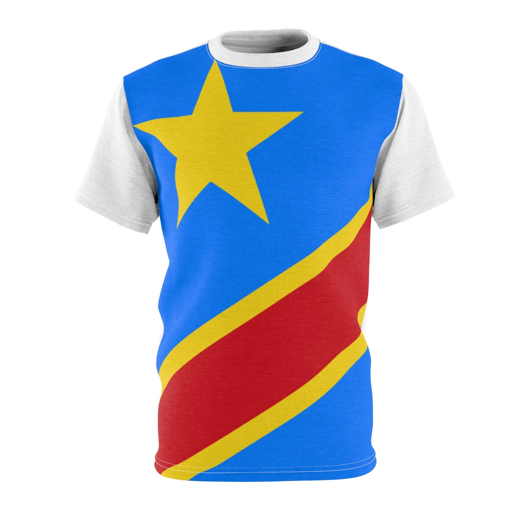 Congo democratic republic Unisex AOP Cut & Sew Tee