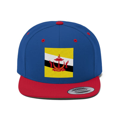 BRUNEI Unisex Flat Bill Hat