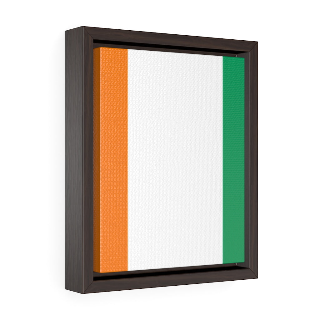 COTE D'IVOIRE Vertical Framed Premium Gallery Wrap Canvas