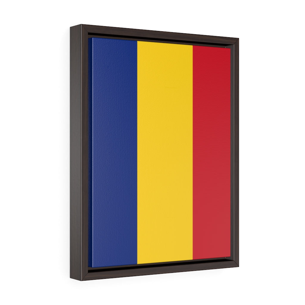 ROMANIA Vertical Framed Premium Gallery Wrap Canvas