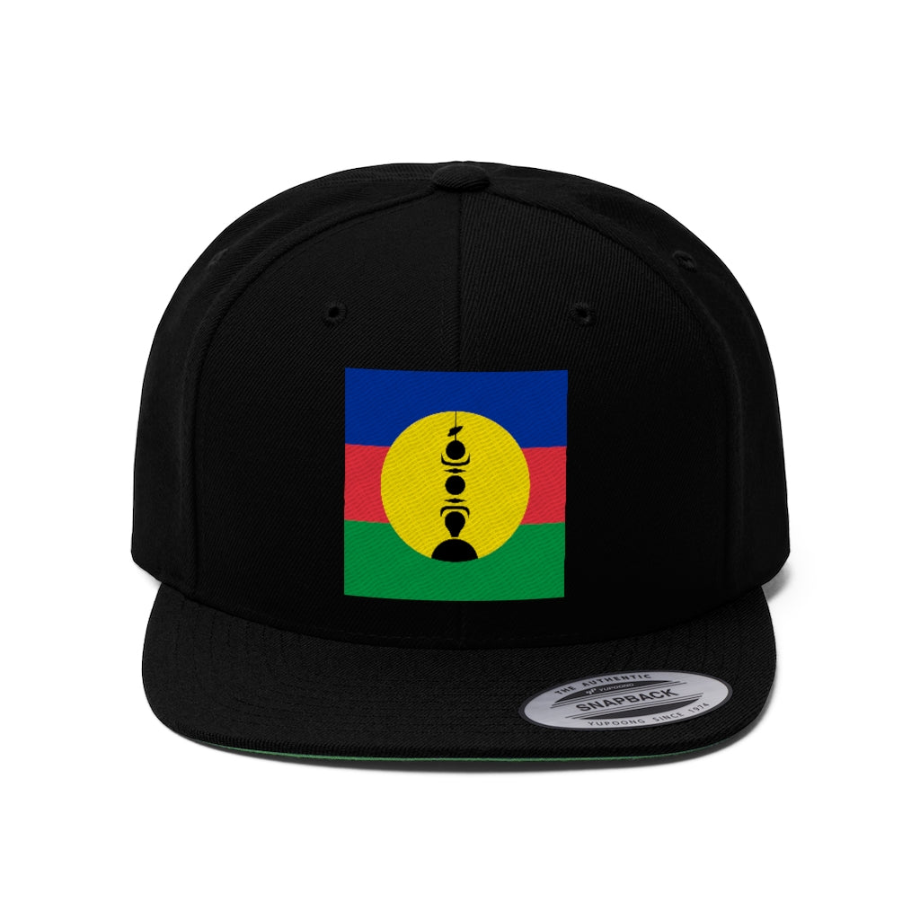 NEW CALEDONIA Unisex Flat Bill Hat