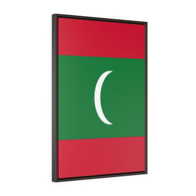 MALDIVES Vertical Framed Premium Gallery Wrap Canvas