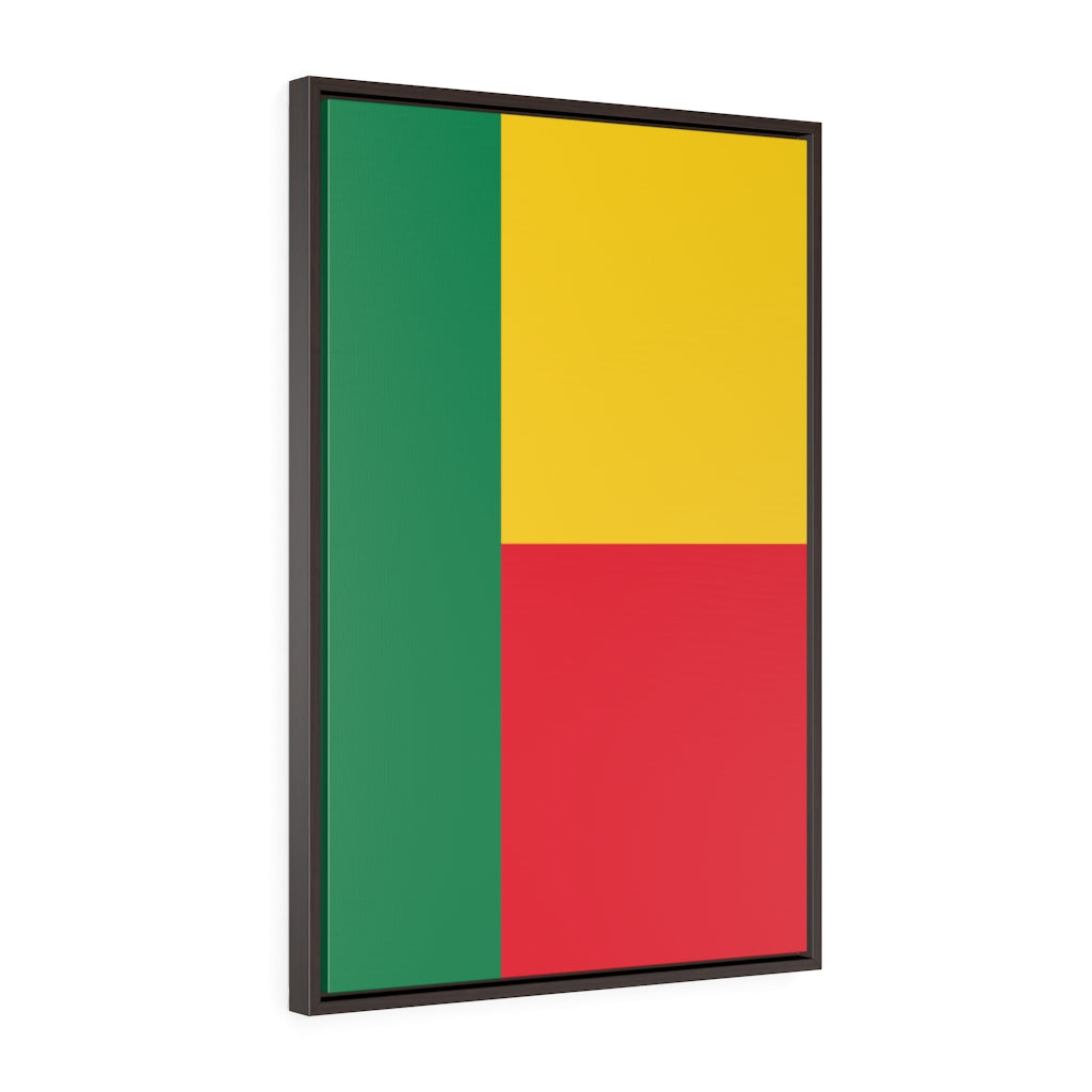 BENIN Vertical Framed Premium Gallery Wrap Canvas