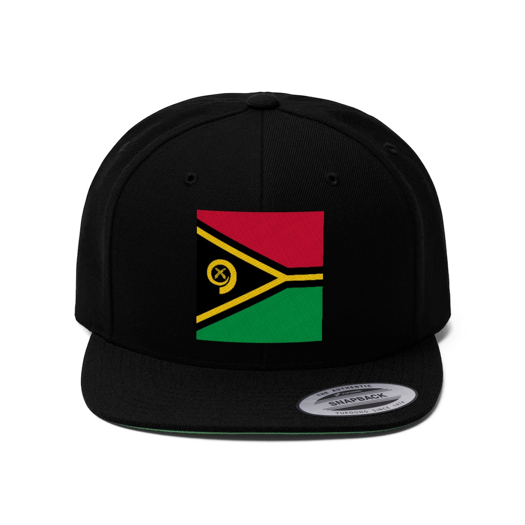 VANUATU Unisex Flat Bill Hat