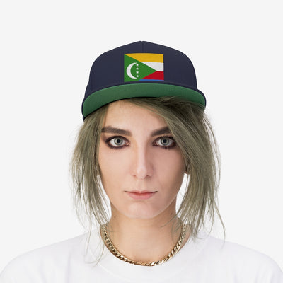 COMOROS Unisex Flat Bill Hat