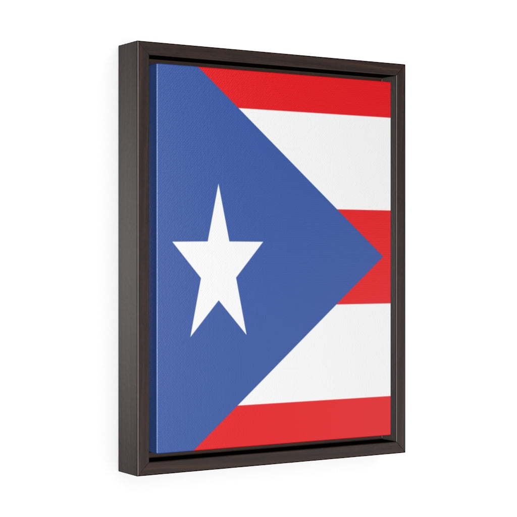 PUERTO RICO Vertical Framed Premium Gallery Wrap Canvas