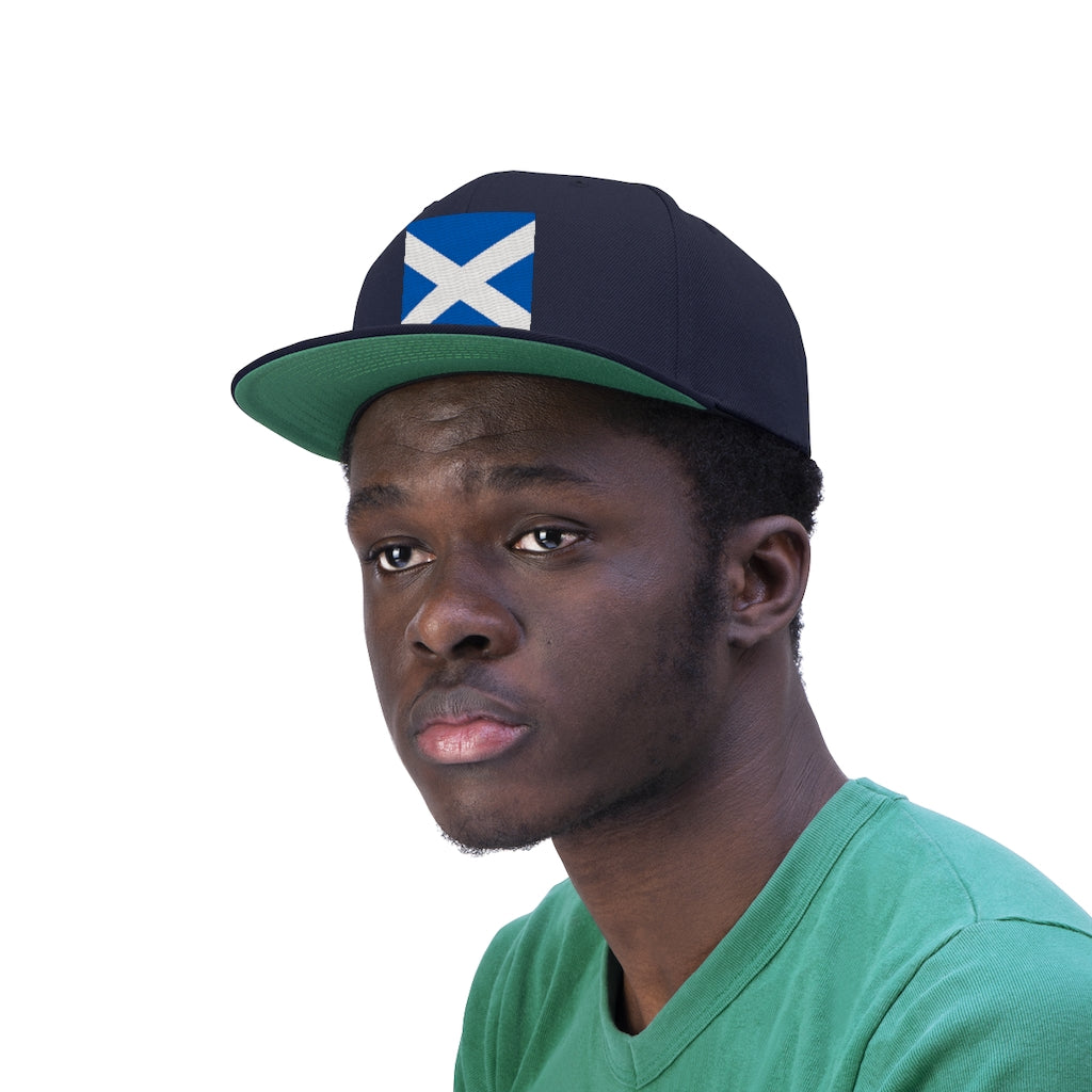 SCOTLAND Unisex Flat Bill Hat