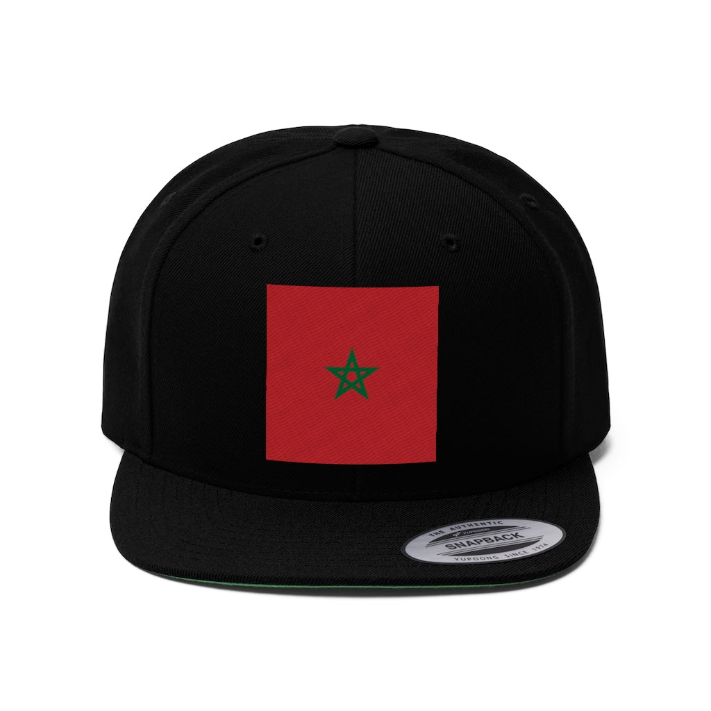 MOROCCO Unisex Flat Bill Hat