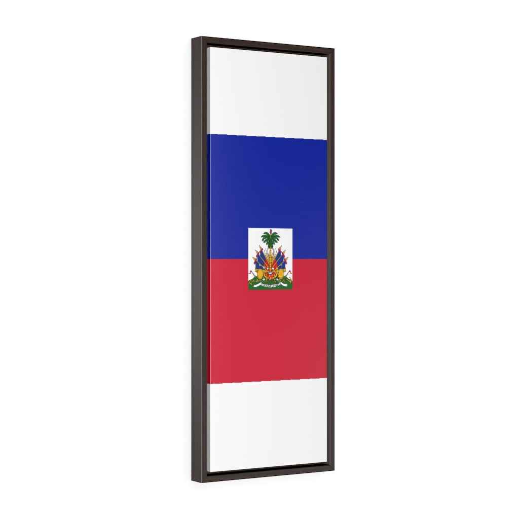 HAITI Vertical Framed Premium Gallery Wrap Canvas