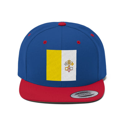 VATICAN CITY Unisex Flat Bill Hat