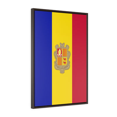 ANDORRA Vertical Framed Premium Gallery Wrap Canvas