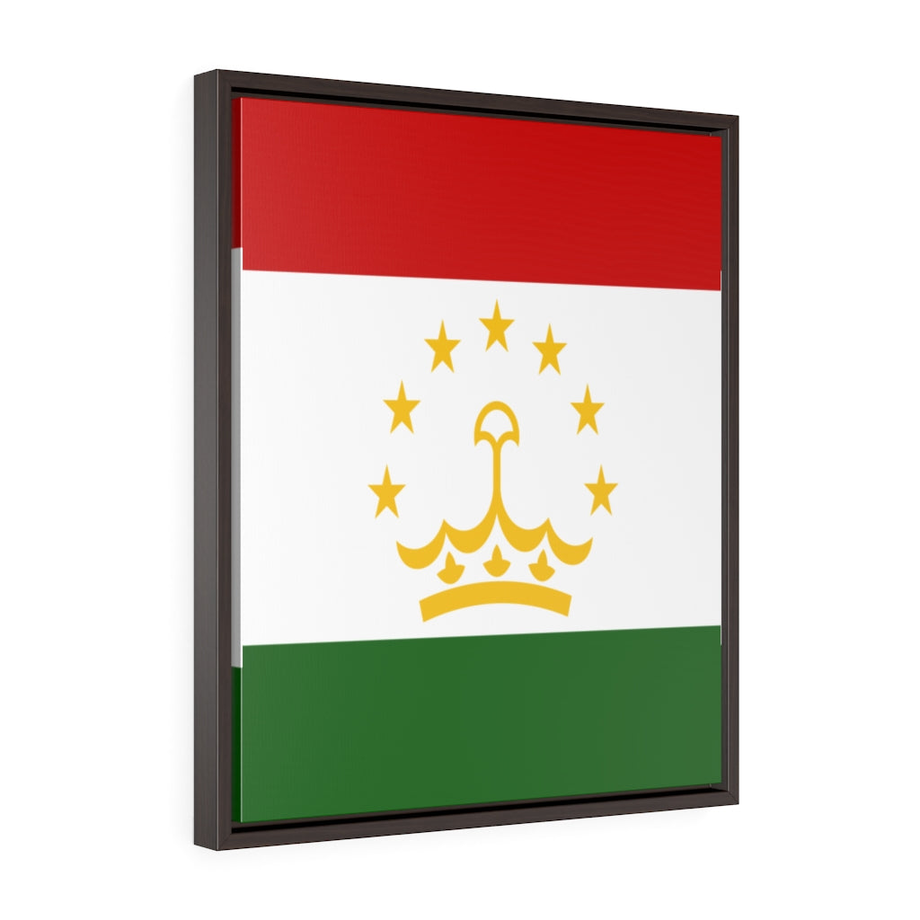 TAJIKISTAN Vertical Framed Premium Gallery Wrap Canvas