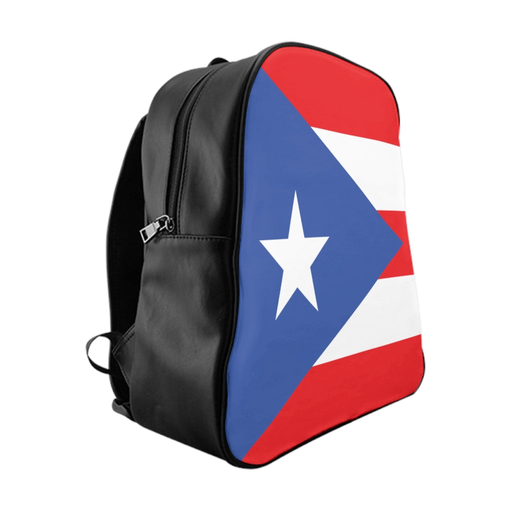 PUERTO RICO FLAG School Backpack