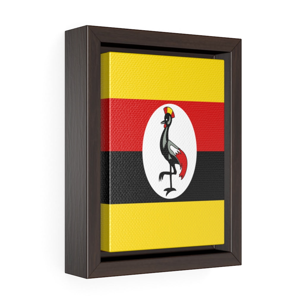 UGANDA Vertical Framed Premium Gallery Wrap Canvas