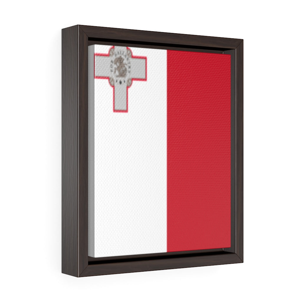 MALTA Vertical Framed Premium Gallery Wrap Canvas