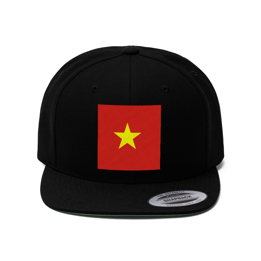 VIETNAM Unisex Flat Bill Hat