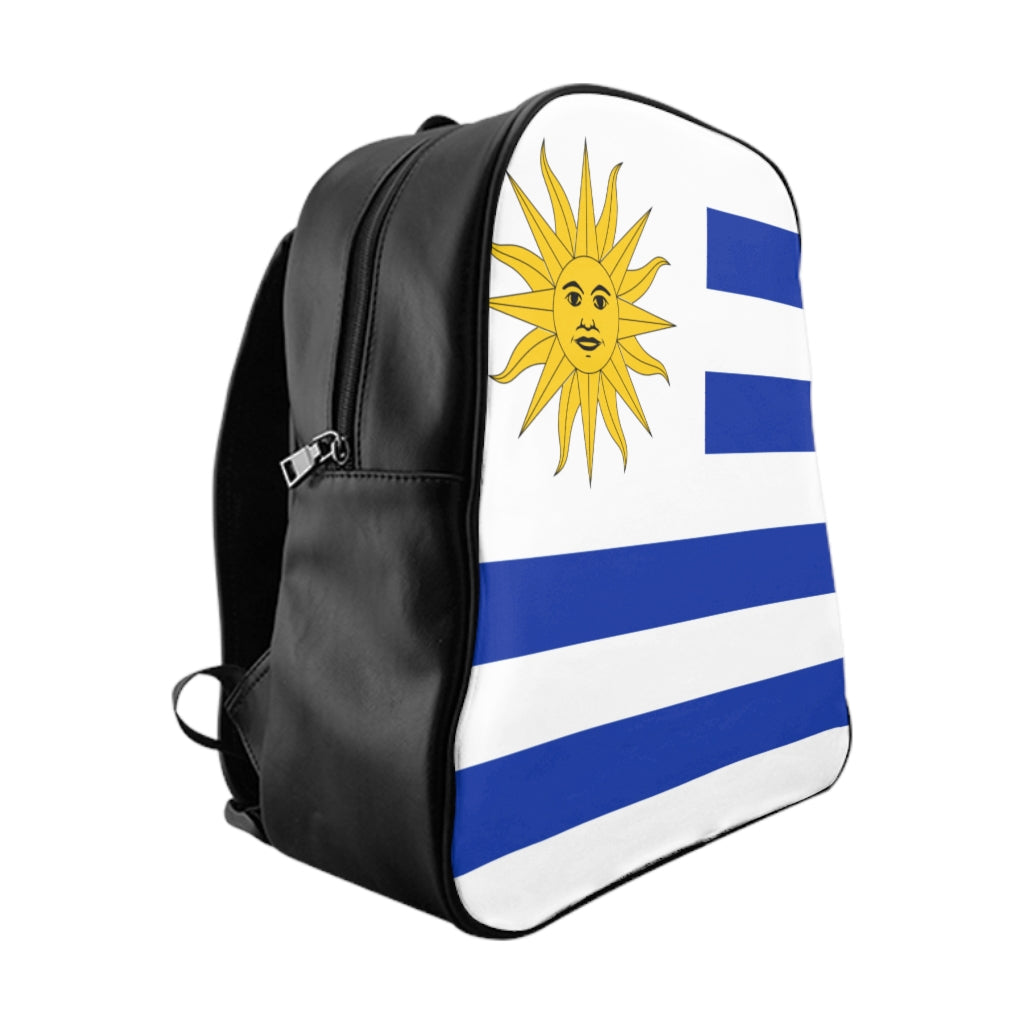 URUGUAY FLAG School Backpack