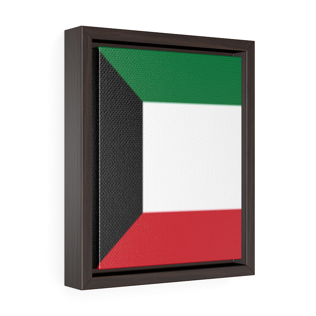 KUWAIT Vertical Framed Premium Gallery Wrap Canvas