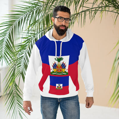 Haiti AOP Unisex Pullover Hoodie