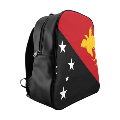 PAPUA GUINEA FLAG School Backpack