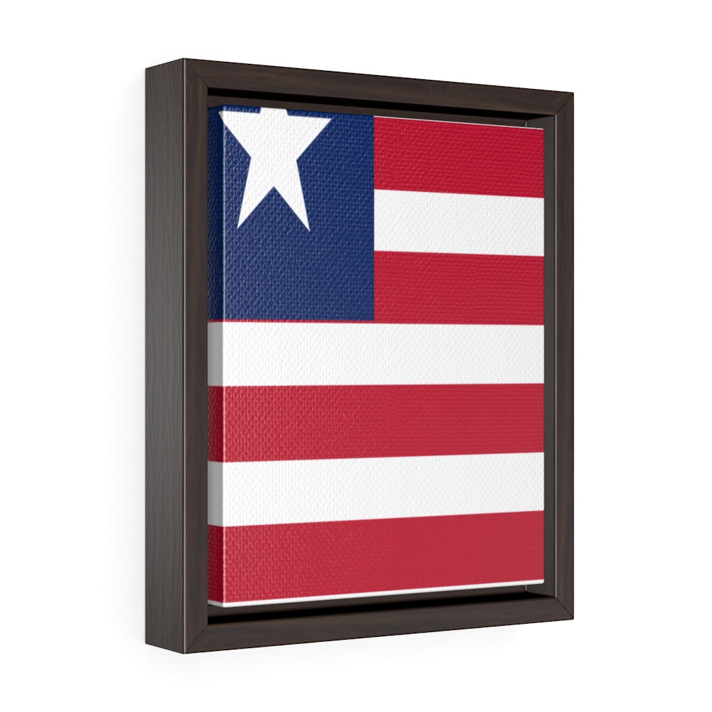 LIBERIA Vertical Framed Premium Gallery Wrap Canvas