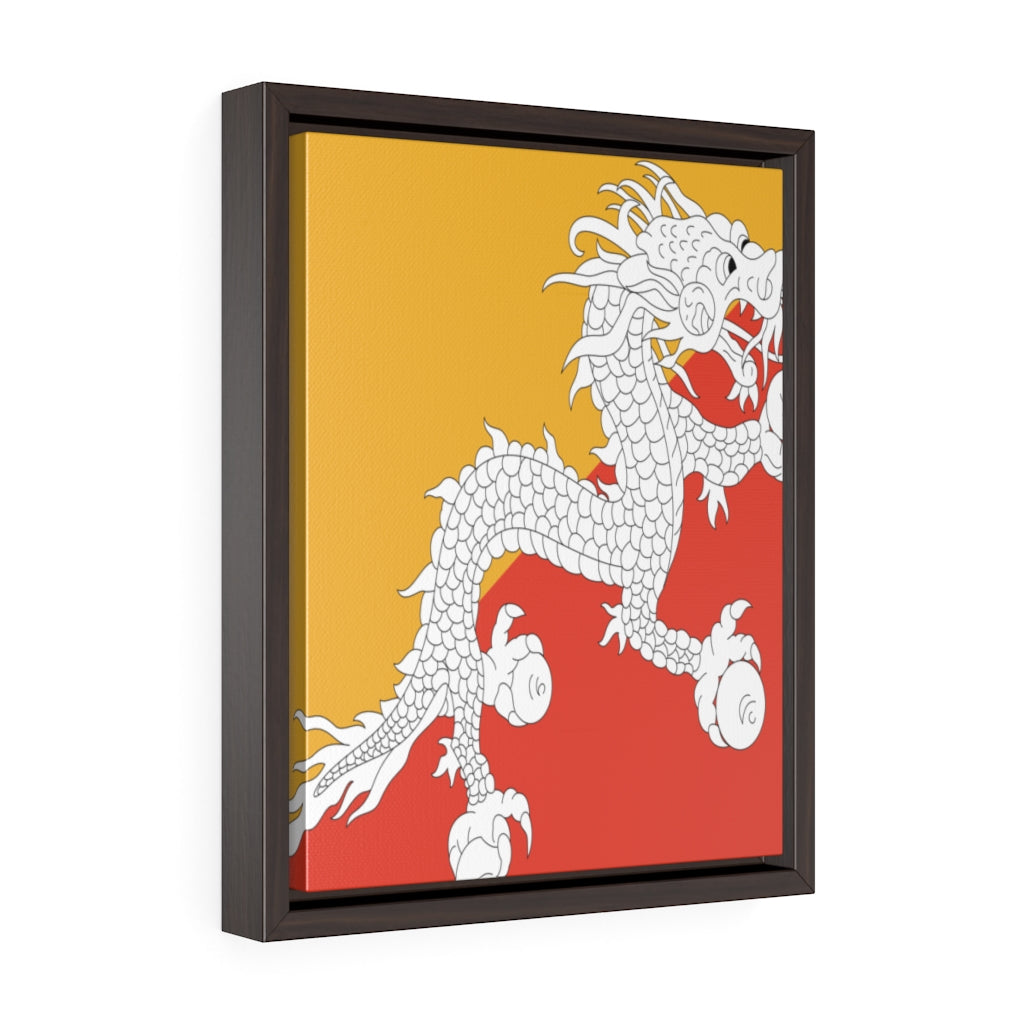 BHUTAN Vertical Framed Premium Gallery Wrap Canvas