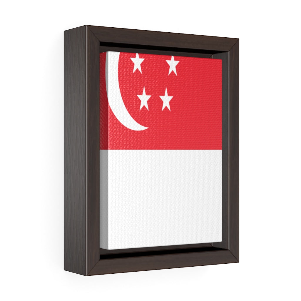 SINGAPORE Vertical Framed Premium Gallery Wrap Canvas