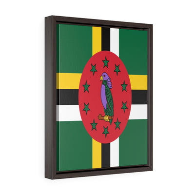 DOMINICA Vertical Framed Premium Gallery Wrap Canvas