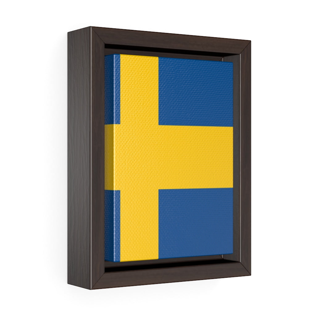 SWEDEN  Vertical Framed Premium Gallery Wrap Canvas