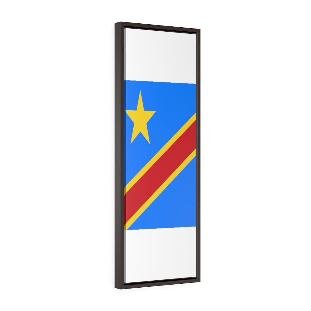 CONGO DEMOCRATIC Vertical Framed Premium Gallery Wrap Canvas