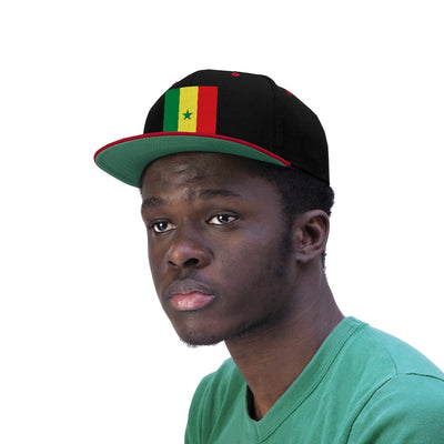 SENEGAL Unisex Flat Bill Hat