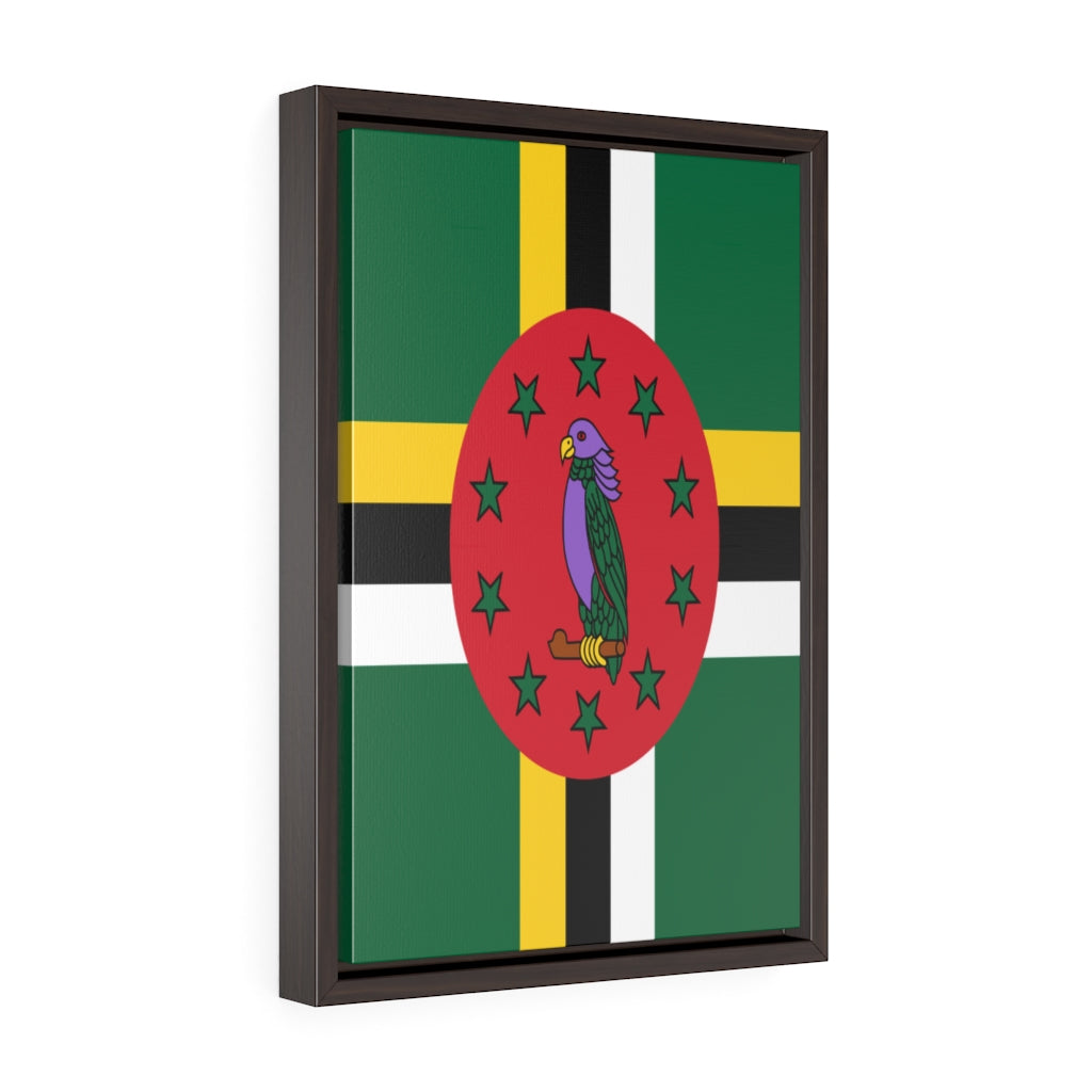 DOMINICA Vertical Framed Premium Gallery Wrap Canvas