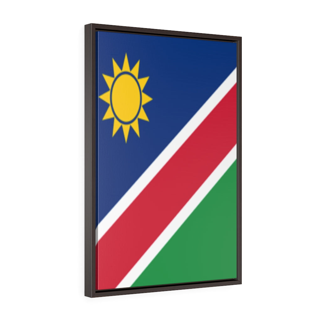 NAMIBIA Vertical Framed Premium Gallery Wrap Canvas