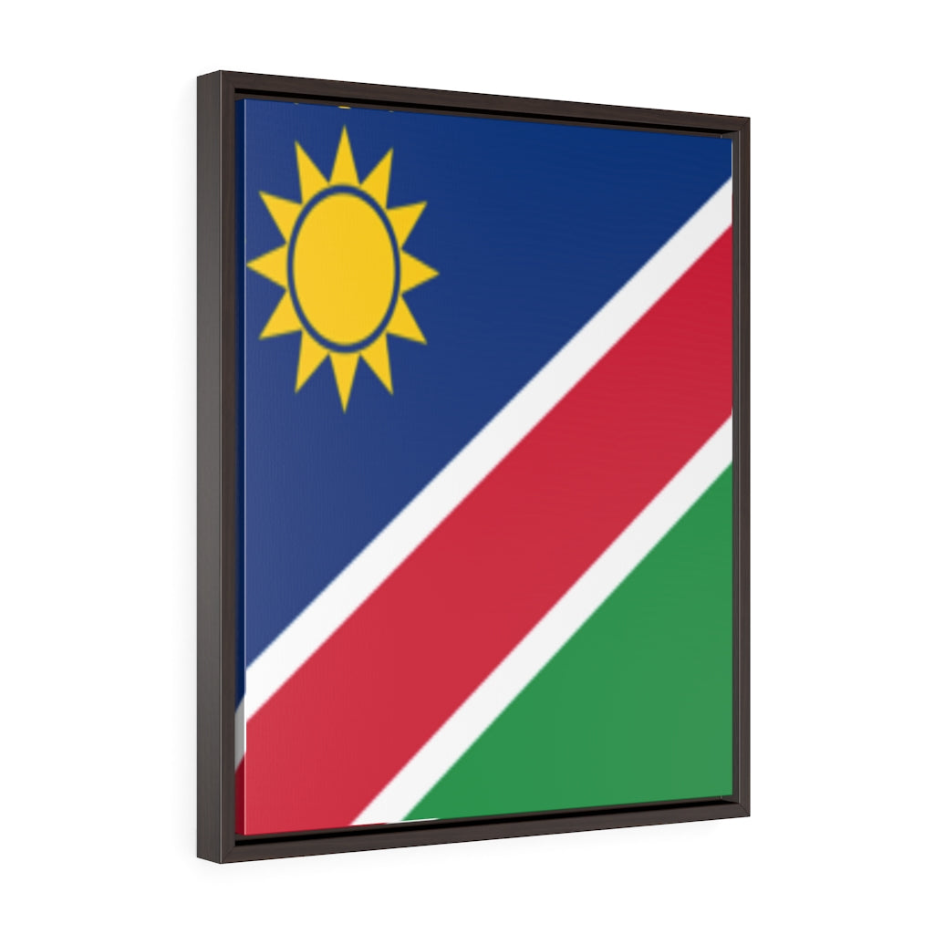 NAMIBIA Vertical Framed Premium Gallery Wrap Canvas