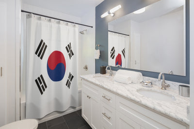 SOUTH KOREA Shower Curtains