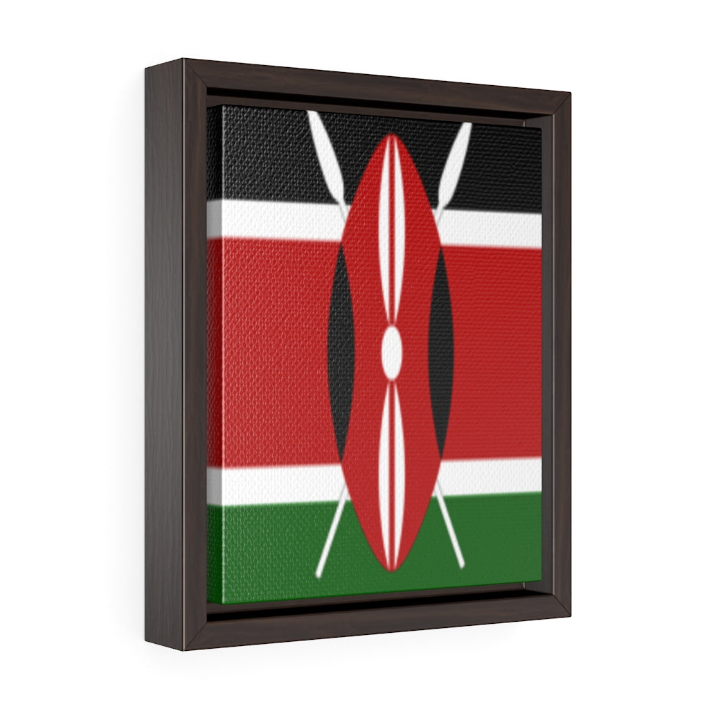 KENYA Vertical Framed Premium Gallery Wrap Canvas