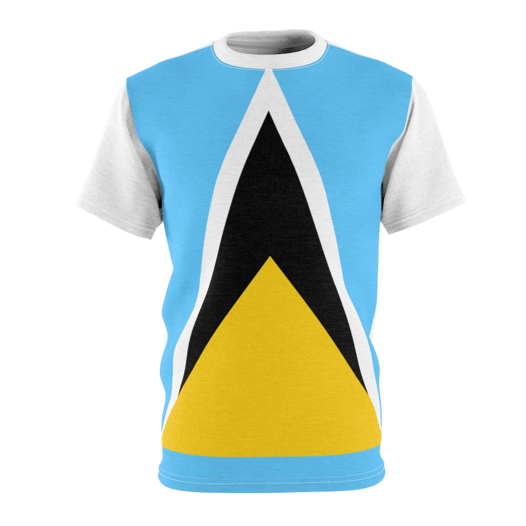 SAINT LUCIA Unisex AOP Cut & Sew Tee