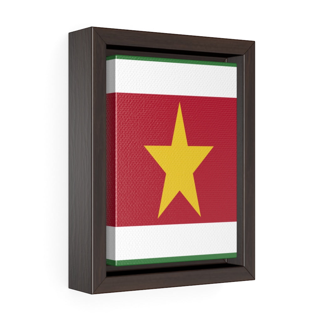 SURINAME Vertical Framed Premium Gallery Wrap Canvas