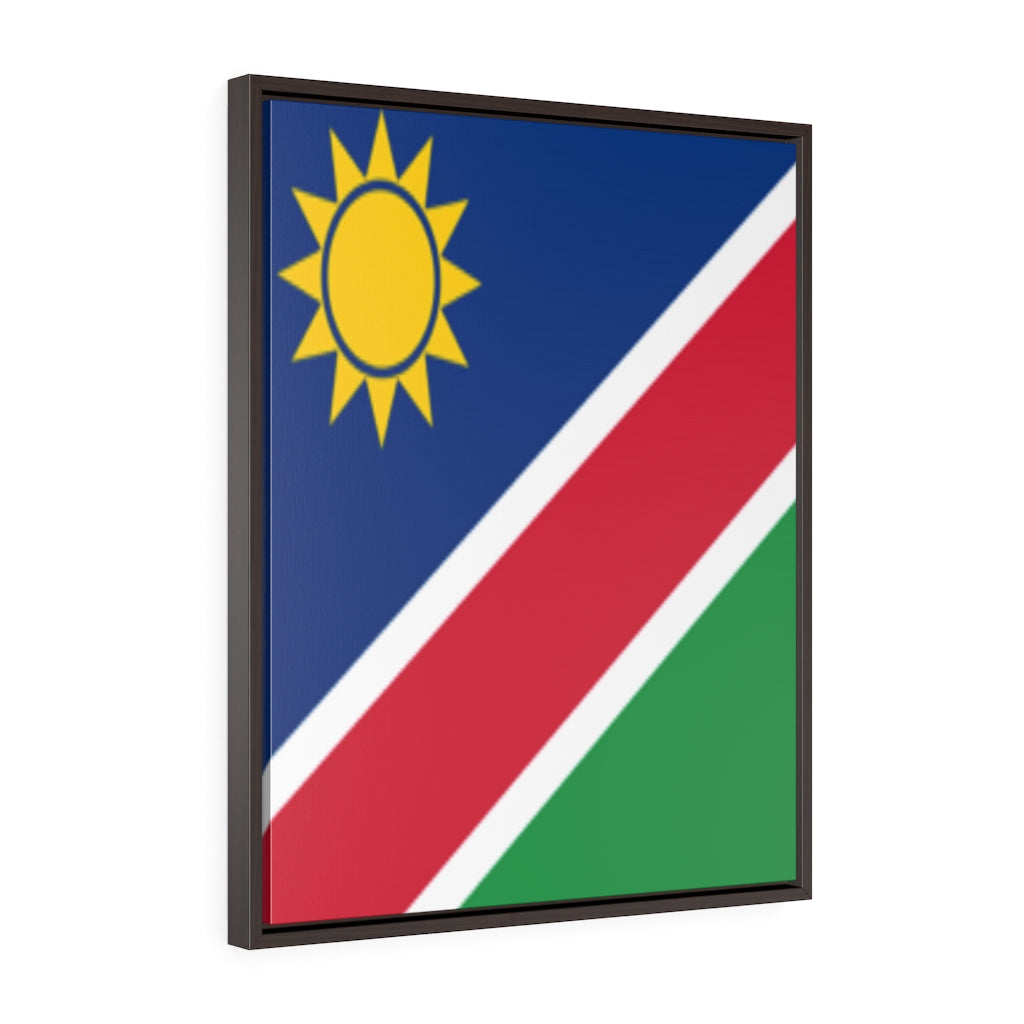 NAMIBIA Vertical Framed Premium Gallery Wrap Canvas