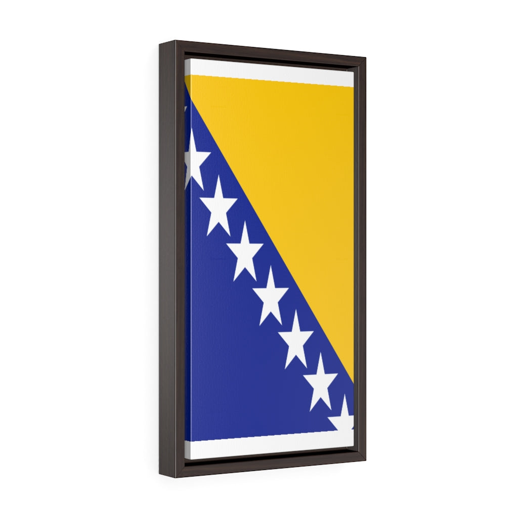 BOSNIA AND HERZEGOVINA Vertical Framed Premium Gallery Wrap Canvas