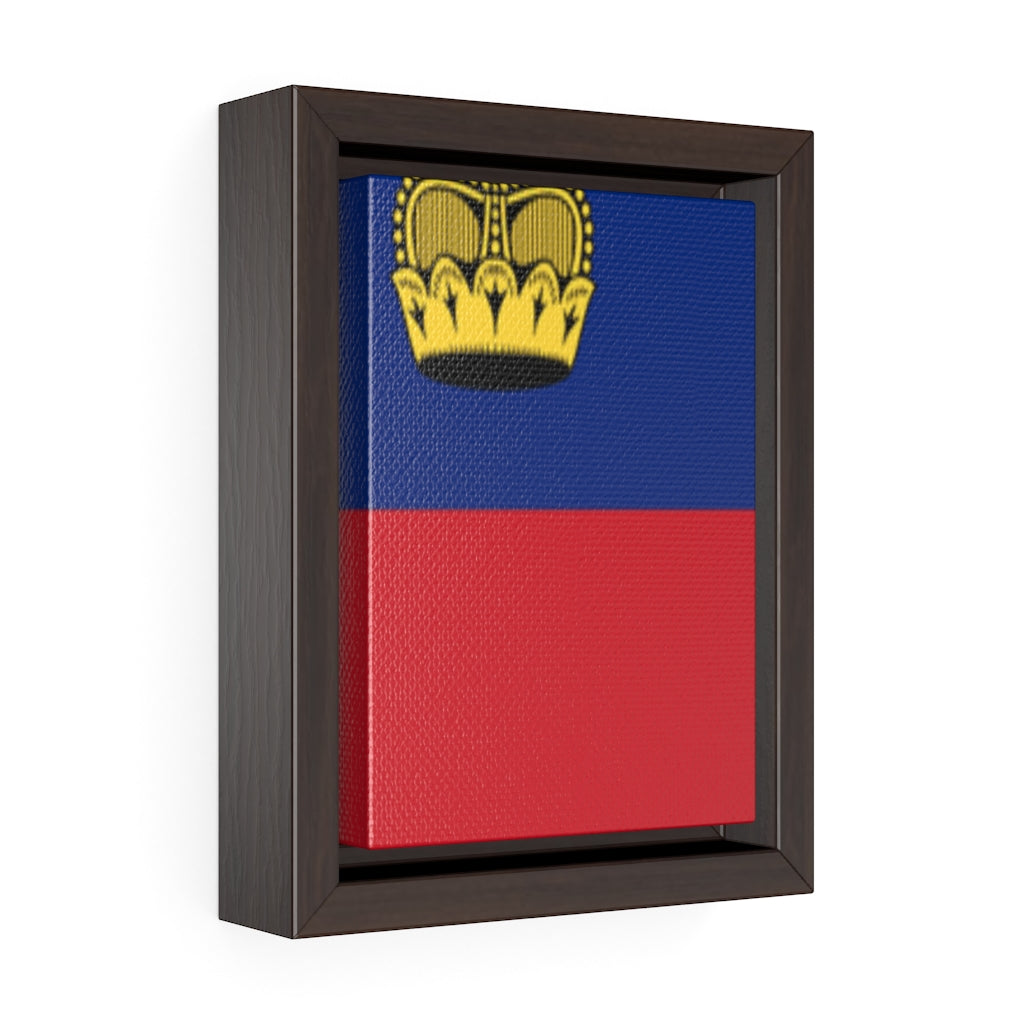 LIECHTENSTEIN Vertical Framed Premium Gallery Wrap Canvas