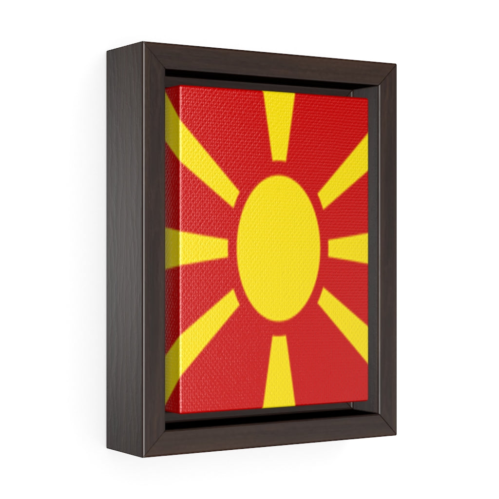 MACEDONIA Vertical Framed Premium Gallery Wrap Canvas