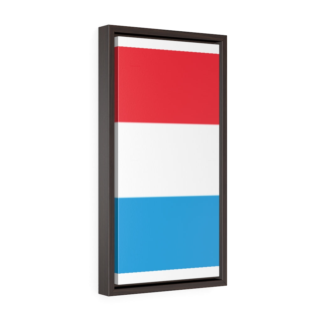 LUXEMBOURG Vertical Framed Premium Gallery Wrap Canvas