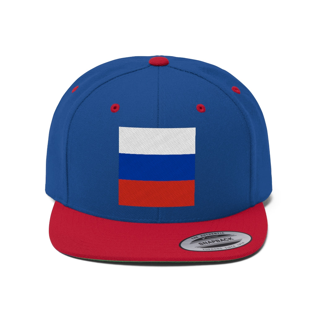 RUSSIA Unisex Flat Bill Hat