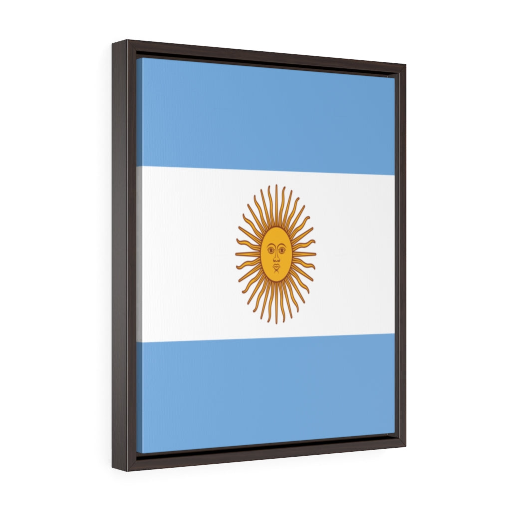 ARGENTINA Vertical Framed Premium Gallery Wrap Canvas