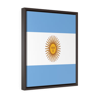 ARGENTINA Vertical Framed Premium Gallery Wrap Canvas