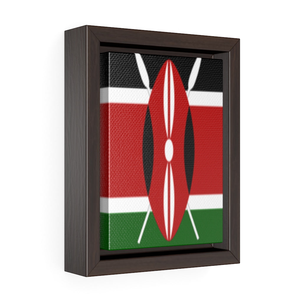 KENYA Vertical Framed Premium Gallery Wrap Canvas