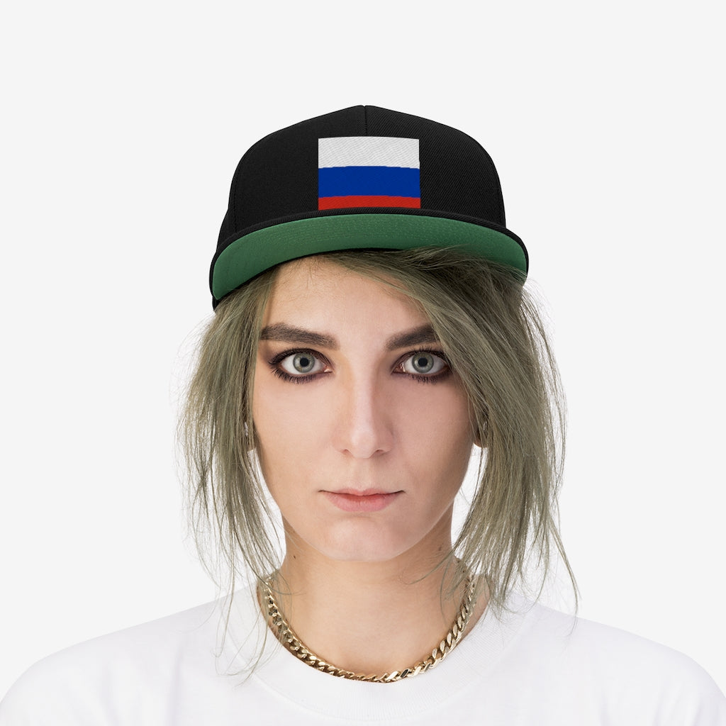 RUSSIA Unisex Flat Bill Hat