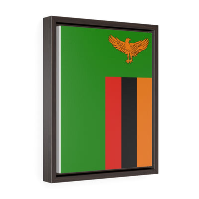 ZAMBIA Vertical Framed Premium Gallery Wrap Canvas