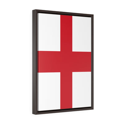 England Vertical Framed Premium Gallery Wrap Canvas